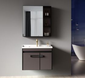 Tủ Lavabo Nhôm Màu Xám Xi Măng HP-4011