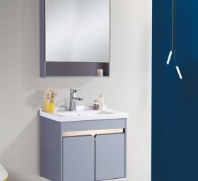 Tủ Lavabo Nhôm Màu Xám Xi Măng HP-4012